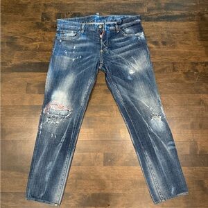 DSquared2 Distressed Blue Jeans